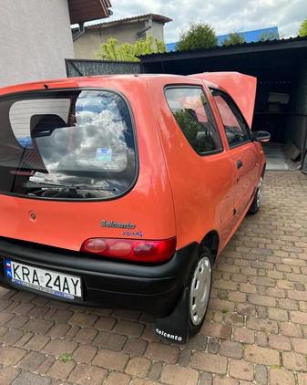 Fiat Seicento cena 8900 przebieg: 31730, rok produkcji 1999 z Krzeszowice małe 92